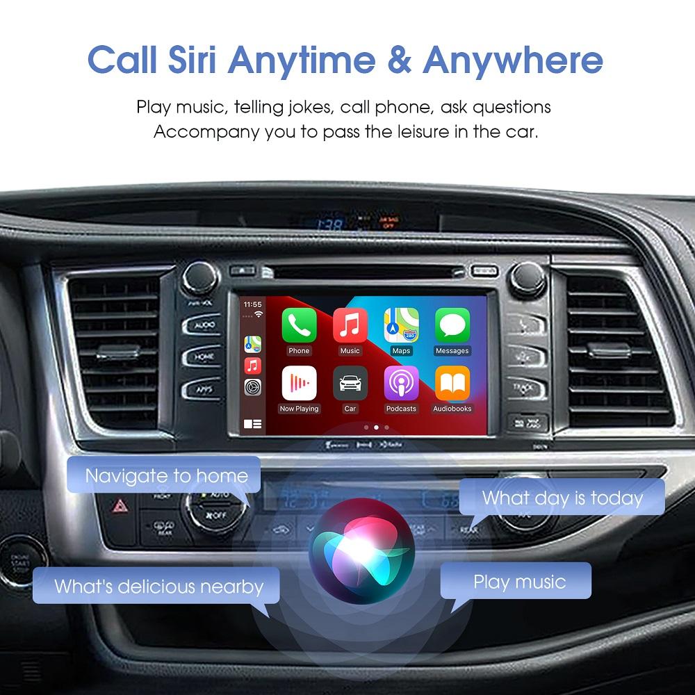 Wireless Carplay Android Auto For Toyota Touch2/Entune2.0 System For TOYOTA Corolla Camry CHR RAV4 Highlander 14-19 Car Decoder
