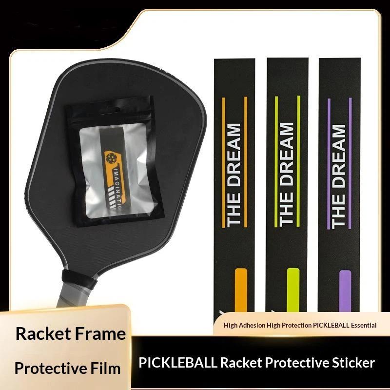 16Mm Pickleball Racket Edge Sticker Scratch-Proof Shock Absorption Paddle Head Edge Tape Anti-Fall Durable Frame Protective Tape