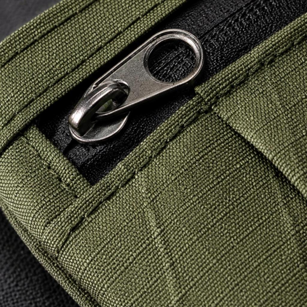 Card Holder Pouch with Carabiner Clip Compact Woven Portable for Commuting,