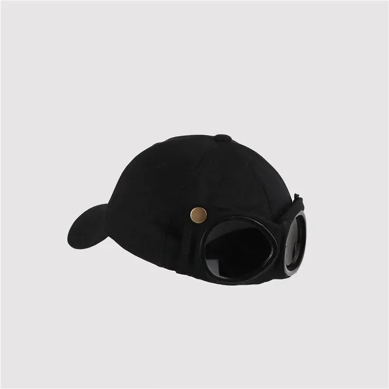 Aviator Hat Summer Personality Glasses Baseball Cap Female Unisex Sunglasses Male Cap Baseballcap Boys Cap