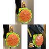 Burger Shape Pu Mini Crossbody Bag With Zipper For Casual Daily Use
