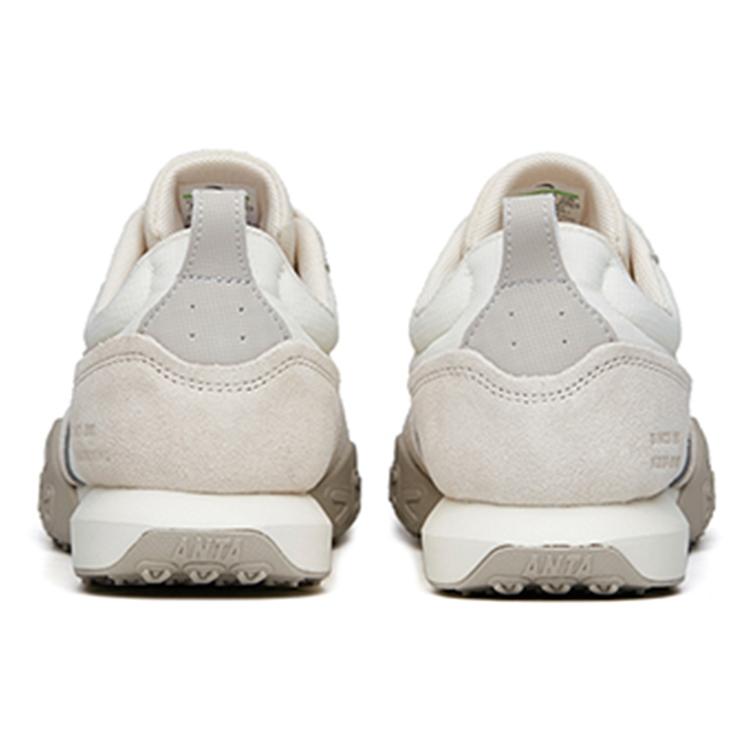 New Anta HERITAGE Anti Slip Wear Resistant Low Top Sports Casual Shoes Men's White Gray 112218856-1