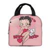 B-Bettys Boops Accessories Insulated Lunch Bag For School Food Storage Bag Portable Thermal Cooler Lunch Box