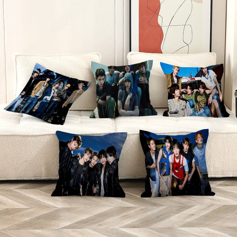 Kpop CORTIS Pillow Cover For Bedroom Room And Living Room Sofa Decorative Cushion Cover