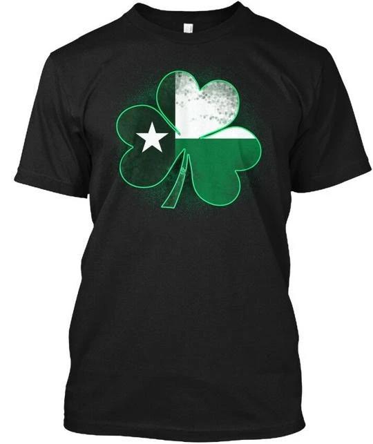 Texas St Patricks Day Clover TTshirt Made in the USA Size S to 5XL 3XL