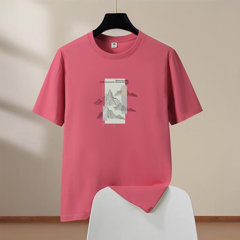 Oversized S-6XL Mens 100% Cotton Short Sleeve T-Shirt Man Round Neck Casual Tee