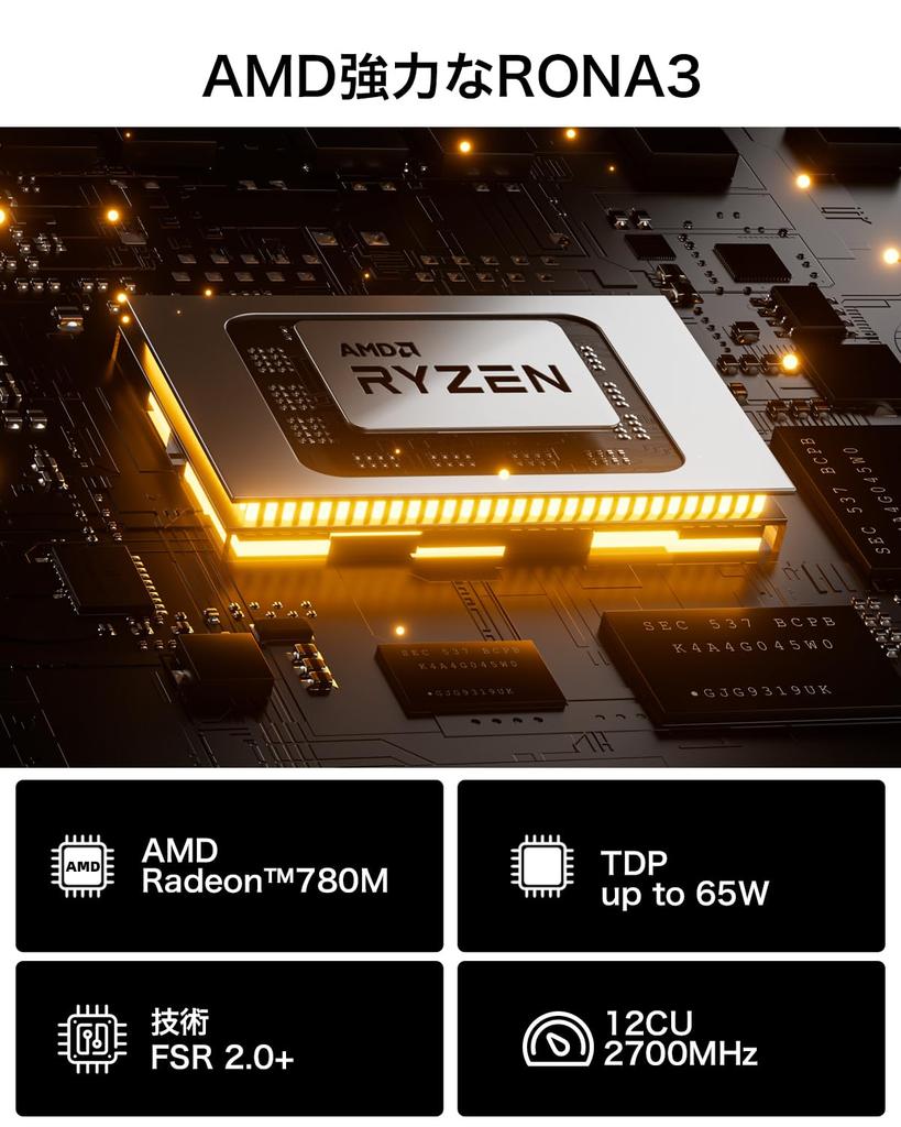 GMKtec Nucbox K6 Gaming Mini PC AMD Ryzen 7 7840HS Windows11pro Mini 32GB DDR5 1TB PCIe AMD Radeon Mini PC PC, (16GB 2) 5600MHz, 4.0 SSD, 2x2.5G