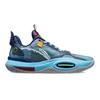 Li Ning All City 10 Slip Resistant Cushioning Abrasion Resistant Low top Basketball Shoes Navy Teenagers ABPS059-2