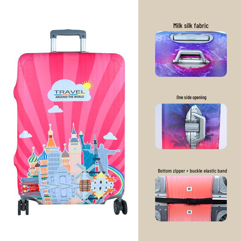 Waterproof Wear-Resistant Elastic Suitcase Protective Cover