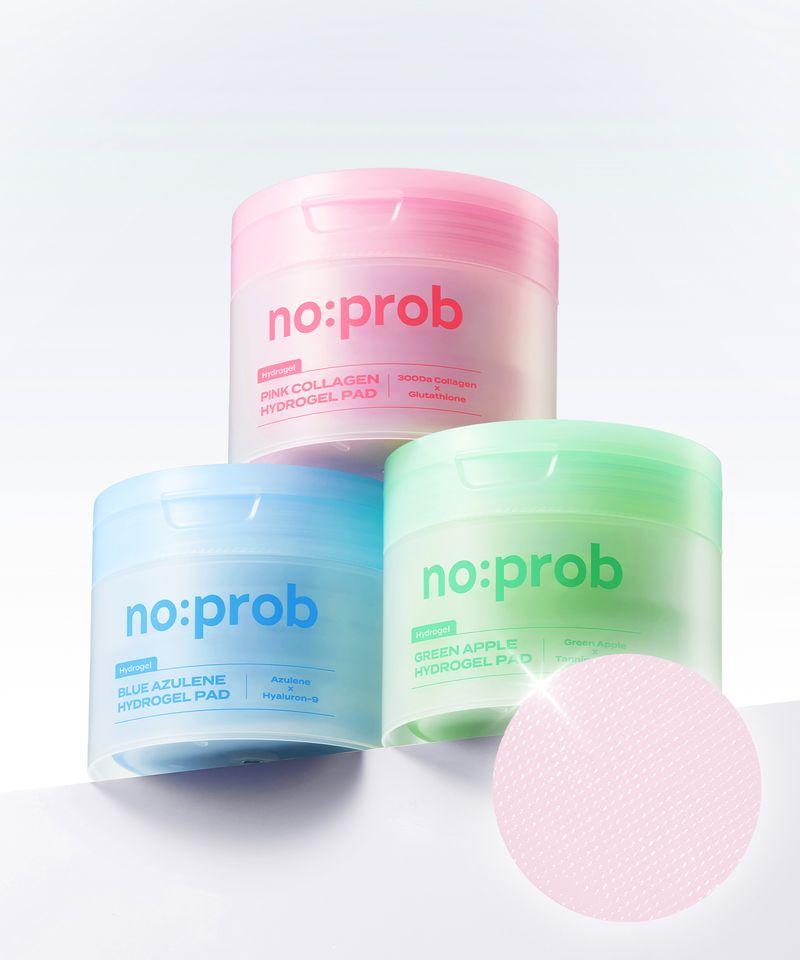3 types of hydrogel pads (Pink/Blue/Green) Green (Apple/Pore)