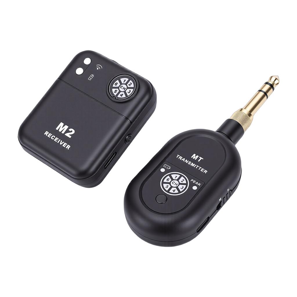 2.4G Wireless In Ear Monitor System Ultra Low Latency 10.8ms Real Time Monitoring 6 Independent Channels Transmitter