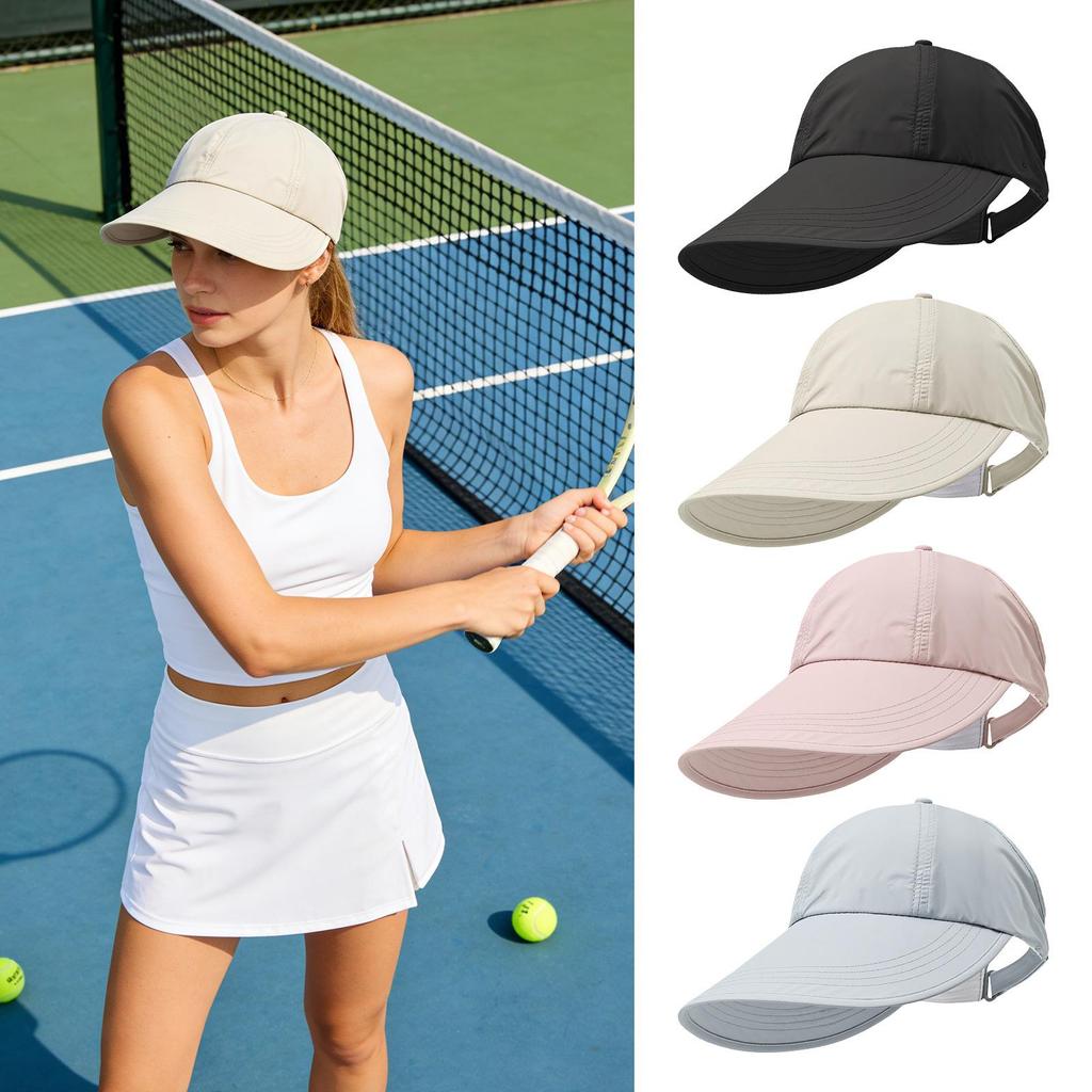 Sun Hat with Wide Brim UV Protection Adjustable Breathable Sunhat Sun Protection Anti-UV Peaked Cap Outdoor Sunshade