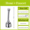 Universal Faucet Extender 360° Rotate Stainless Steel Water Tap Bubbler Extension Kitchen Dual Function Pressure Aerator Nozzle