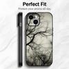 Sketch Black Tree Branches Art Phone Case Phone Case Soft Packaging Lightweight For iPhone17 16 15 14 13ProMax