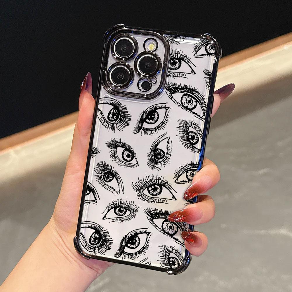 

Blue Beautiful Eyes Case For Samsung Galaxy A57 A37 A07 A17 A56 A55 A54 A52 A53 A36 A34 A35 A33 A73 A26 A25 A16 A06 Phone Cover Galaxy A73 5G