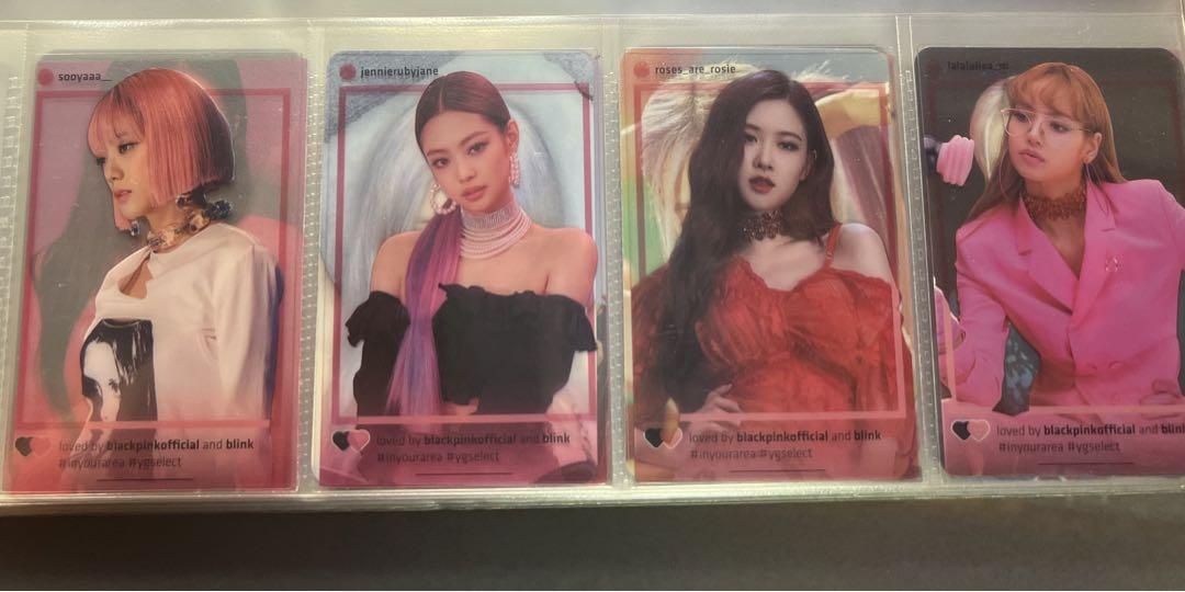 [Б/У] BLACKPINK 2018 Сеульский концерт Торговая карточка Прозрачная торговая карточка