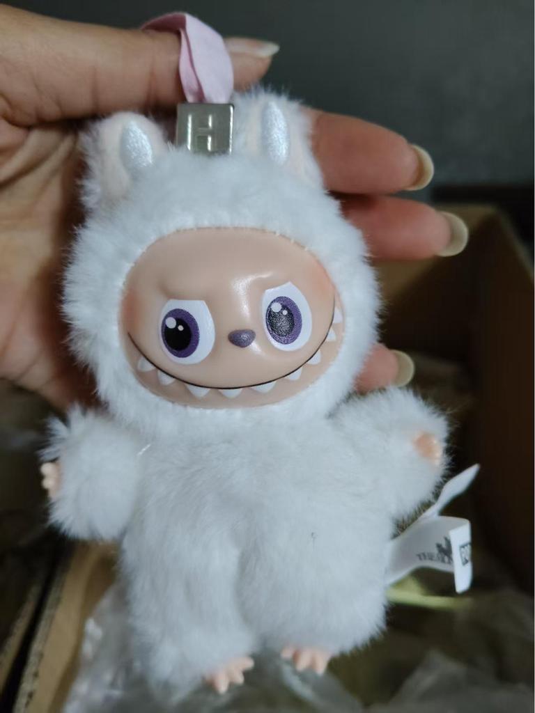 In Stock: Fast Shipping Fabric Doll Keychain with Vinyl Face - Blind Box Plush Figure