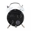 Alarm Clock Classic Double Bell Glass Lens Metal Main Body