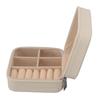 Travel Jewelry Case Portable Small Jewelry Box Waterproof PU Leather Jewelry Organizer Storage Case for Rings Earrings