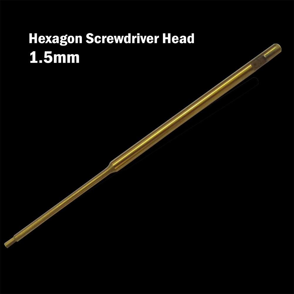 Gold Hexagon Screwdriver Head for RC Models of Helicopters and Planes