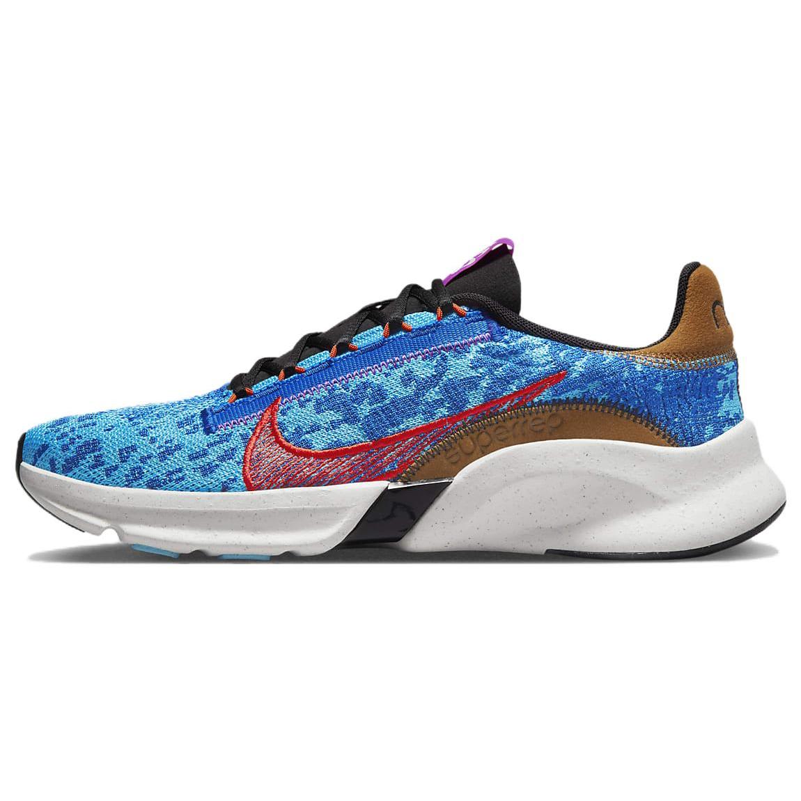 Nike SuperRep Go 3 Next Nature Flyknit Game Royal Picante Red DH3394-401 44