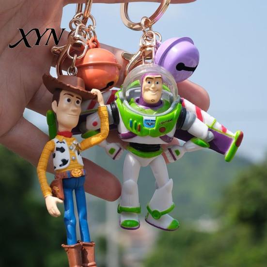 Car Pendant Keychain Pendant, Woody Buzz Lightyear Air Freshener, Aromatherapy Toy-Story Accessory Vent Clip for Toy Fan Gift Polyvinyl Chloride
