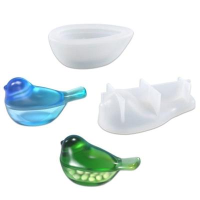 DIY Bird Resin Mold Bird Accessory Storage Box Mold Household Gypsum Ornament Storage Tray Molds Kitchen Baking Chocolate Mould