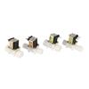 AC 220V/DC 12V Normally Closed Electric Solenoid Valve 1/2" 3/4" Male Thread Plastic Water Valve for 0.02-1mpa Pressure 1/10Pcs