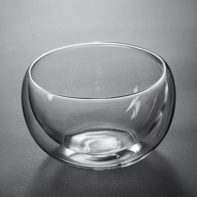 Thickened Heat-resistant Double-layer Glass Salad Bowl, Heat-insulating Fruit Glass Bowl, Porridge Bowl, Soup Bowl, Large Rice Bowl.