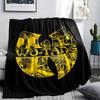 1 Pieza Manta de Franela con Estampado Wu-Tang Clan, Alta Calidad Para Todas las Estaciones, Decoración del Hogar, Calidez y Comodidad, Perfecta para Regalos de Navidad