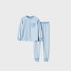Striped Spring & Autumn Kids' Pajama Set: Two-Piece Top & Pants for Boys and Girls