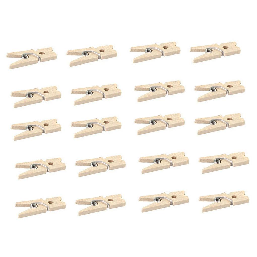 Sada dřevěných sponek - praktické a kolíčky na prádlo na fotografie a dekorace dřevěné kolíčky na prádlo dřevěné sponky móda