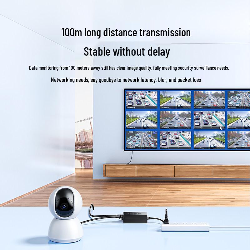ShanZe 48V Gigabit POE Wireless Network Bridge & Power Adapter