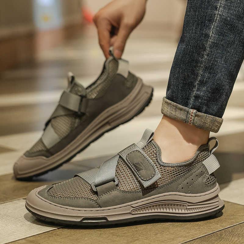 Fashion Mocacinnes Ankle Sports For Men High Men's Shoes Boot Sneakers Resort 2025outdoor Snearkers Skor High-tech Fat Classical