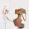 Flash Modern Ballroom Salsa Tango Latin Dance Shoes Kids Girls Women's Performance Shoes Salsa Latin Dance Shoes