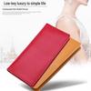 Korean Style Women's Long Leather Wallet - Gold, Solid Color, Large Capacity, Multifunctional Clutch