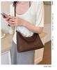 2026 Women's Woven Crossbody Bag - Korean Style, Simple, Versatile, Fashionable, Casual Underarm Bag