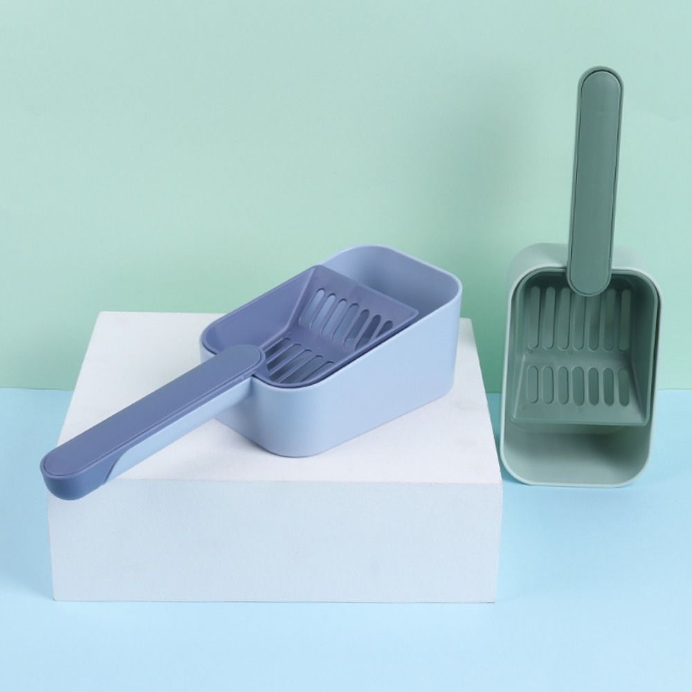 Large Capacity Pet Poop Shovel Plastic Pets Litter Shovel Cat Litter Scoop  Cat Litter Box Cleaning