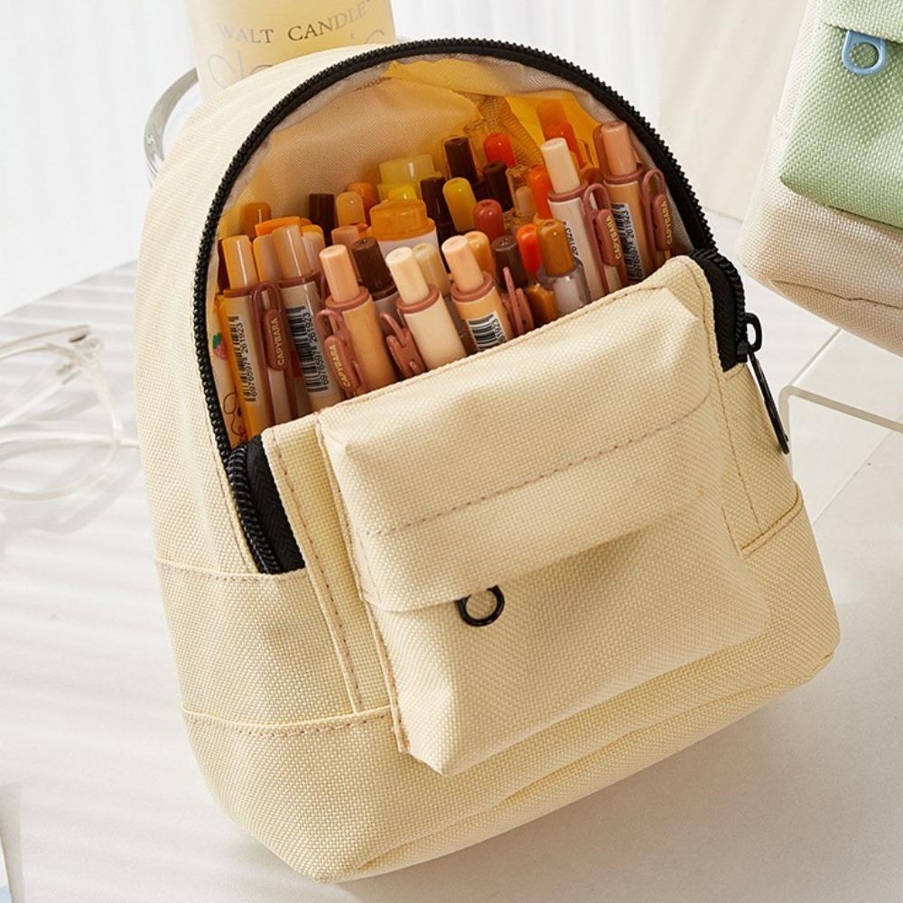 Puppy Toast Schoolbag Pencil Case Crossbody Bag Stationery Storage Bag Travel