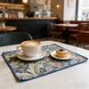 Washable Easy Clean Cotton Linen Dining Mats 12x18 Inch Home Kitchen Restaurant Party Daily Use Decor Rectangular Placemats