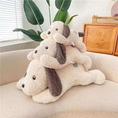 Puff Dog Plush Toy Cute Dog Doll Throw Pillow Children Sleeping Doll Gift