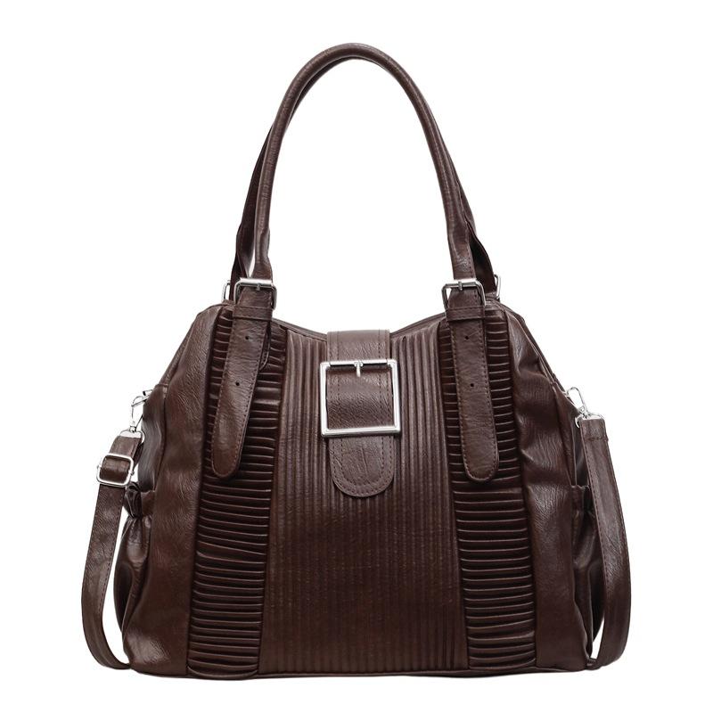 Large-capacity Portable Shopping Bag Tote Bag Retro Mom Bag Shoulder Bag