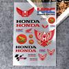 AAAKV1 For Honda Reflective Motorcycle Stickers Waterproof Vinyl Decals For Motorbike Helmet Fuel Tank Bike