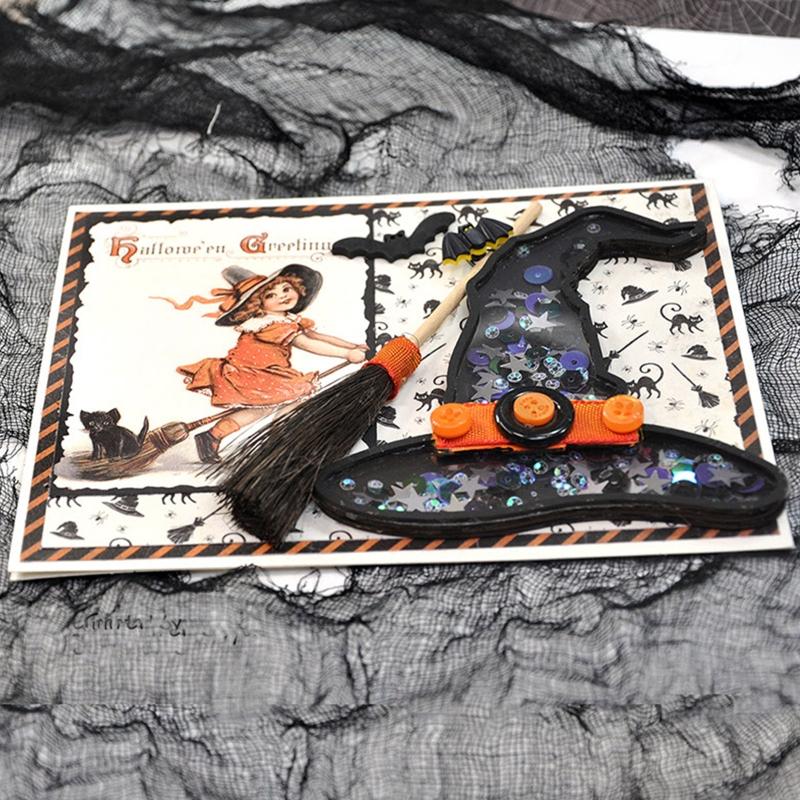 Halloween Hexenhut Metall-Stanzformen Fotoalbum Journal Tagebuch Dekoration