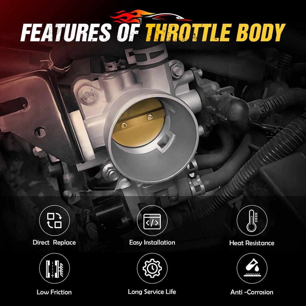 Throttle Body S20068 2011-2017 Ford Mustang Explorer Edge MKX 2013-2017 Taurus Flex F-150 2015-2017