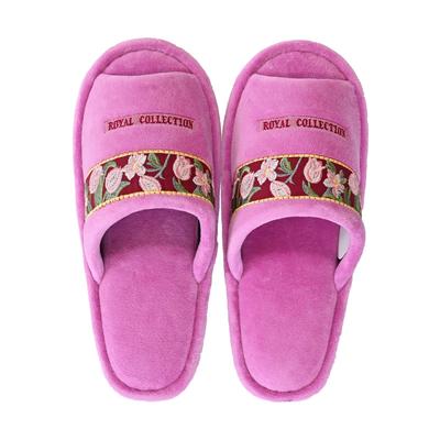 Oka Royal Collection Arts Pink Scandinavian Slippers, (Washable, Style)