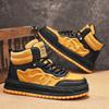 Men'S Shoes Autumn And Winter Trend Sports And Leisure Men'S High-Top Board Shoes Thick-Soled Wear-Resistant Men'S Shoes