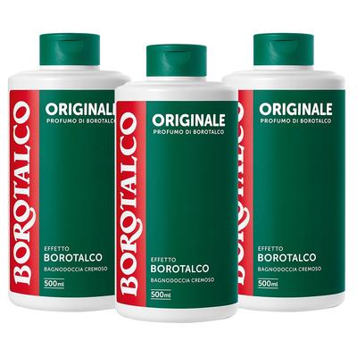 Borotalco Original Duschcreme Körperreiniger 500 ml X 3 Set