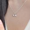 Women's Daily Dolphin Tail Ball Chain Necklace