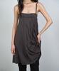 Nash Folded Mini Dress Charcoal